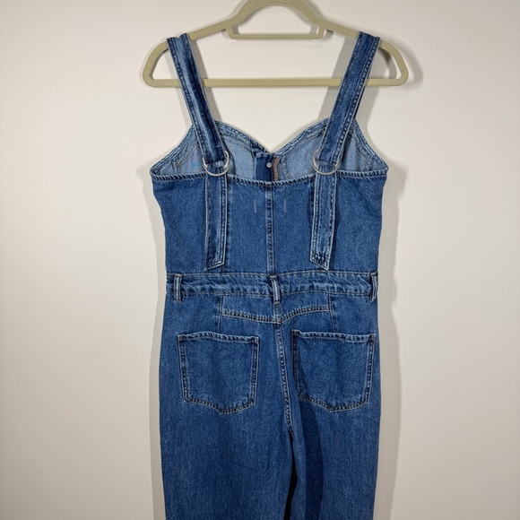 NWOT We The Free Kensington Blue Denim Jumpsuit - Picture 5 of 11